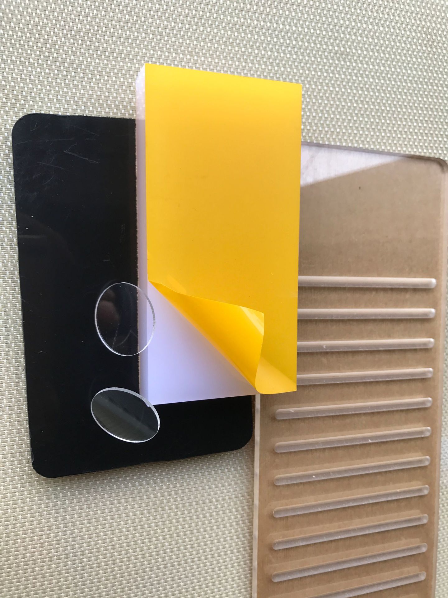 美缝剂色卡透明亚克力瓷砖美缝剂填色卡美缝配色十字型