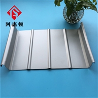0.9mm铝镁锰合金板 氟碳漆白银灰铝镁锰板 钢结构多功能金属屋面