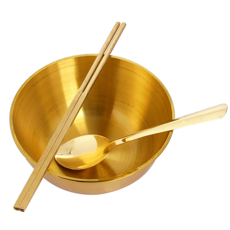 镀金碗生产厂 销售礼品定制 深圳生产金碗