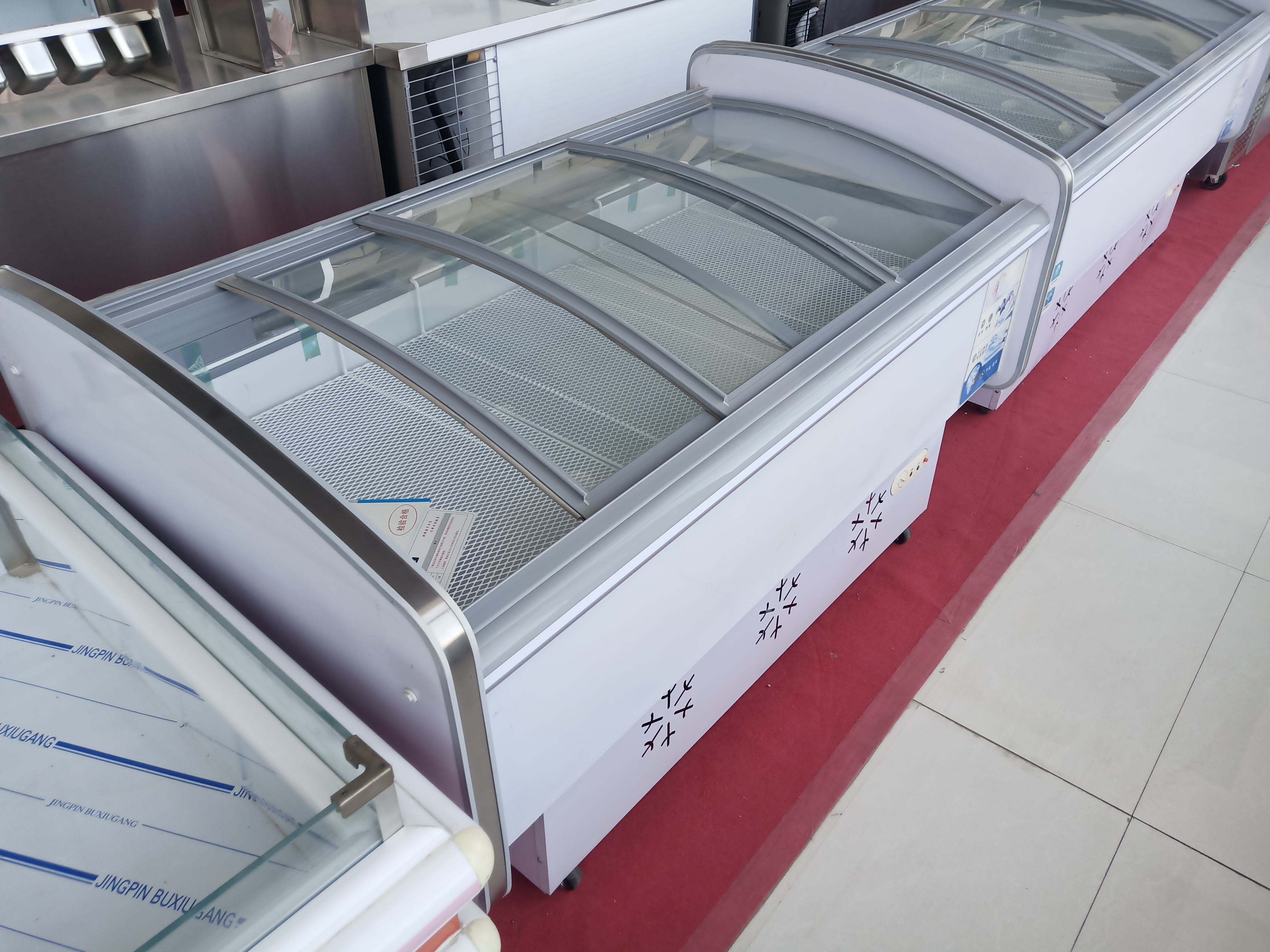 商用卧式冷冻柜 大容量冷柜冷藏柜 卧式冰箱冷藏柜和冰柜