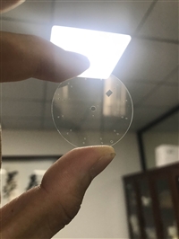 广东手表底盘盖板玻璃加工 玻璃激光切割 直销蓝宝石手表底盘切割