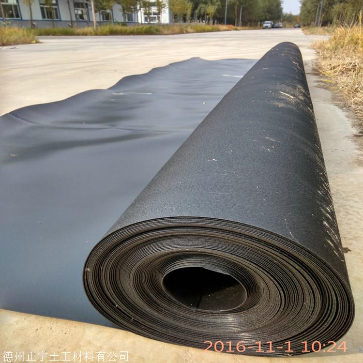 北京1mm糙面土工膜 HDPE高密度聚乙烯膜1mm