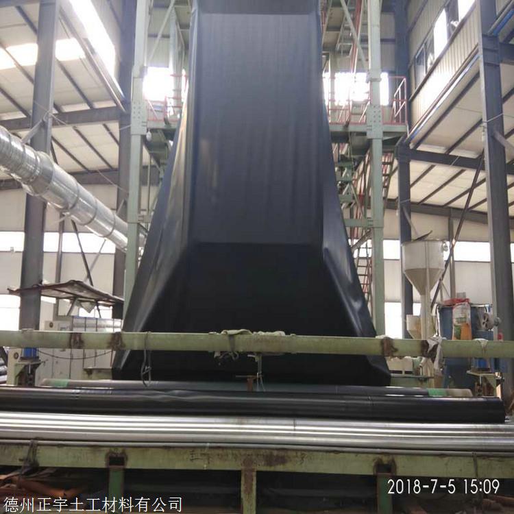 内蒙古1.5mm光面土工膜 高密度聚乙烯膜1.5mm