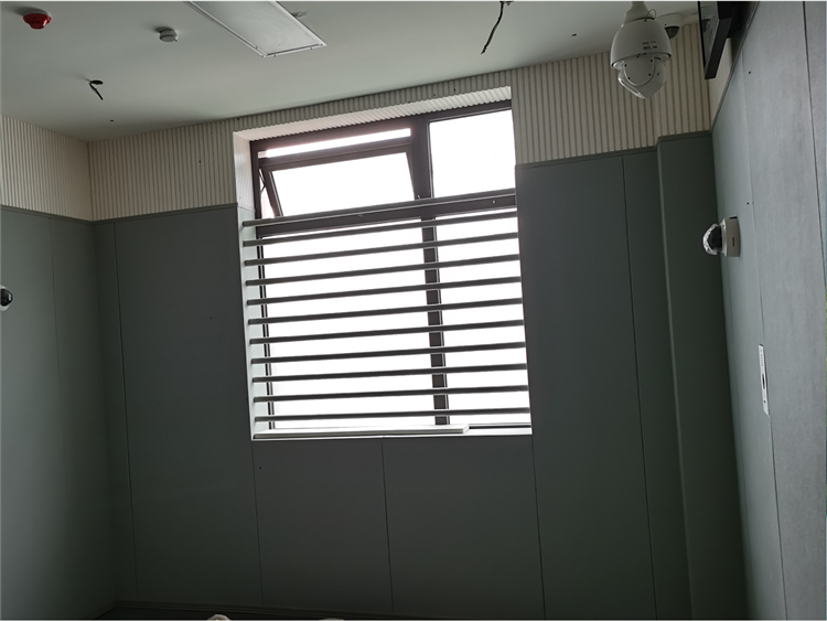 法院羁押室铁栏杆软包窗户软包铁门防撞软包