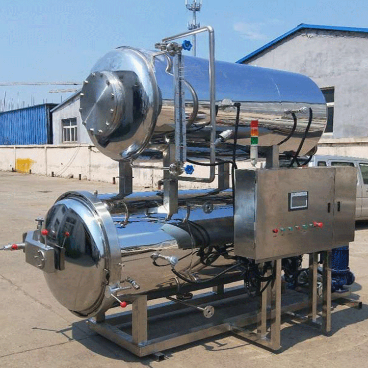 双层水浴杀菌釜 海产品水浴杀菌锅 多功能