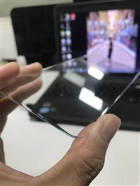 东莞健鸿前盖面板玻璃加工 玻璃减薄 镜头膜面板玻璃薄化加工