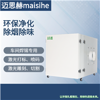 激光喷码机烟尘臭味净化处理 粉尘烟味净化处理过滤装置