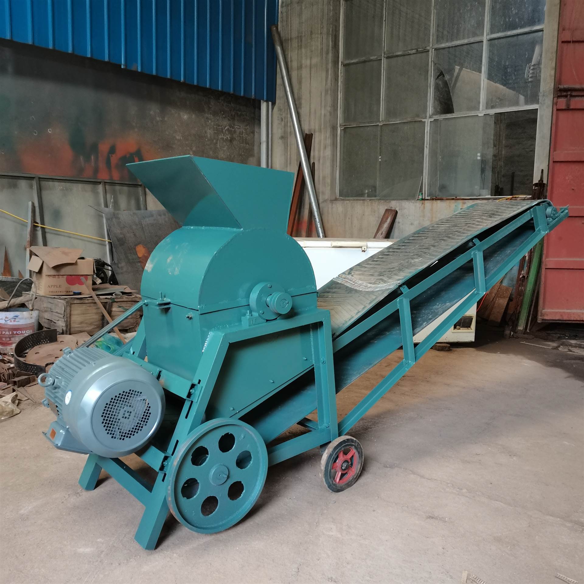 锤式建筑垃圾破碎机 饲料鸡牛羊粪破碎机 石料煤矸石粉碎机