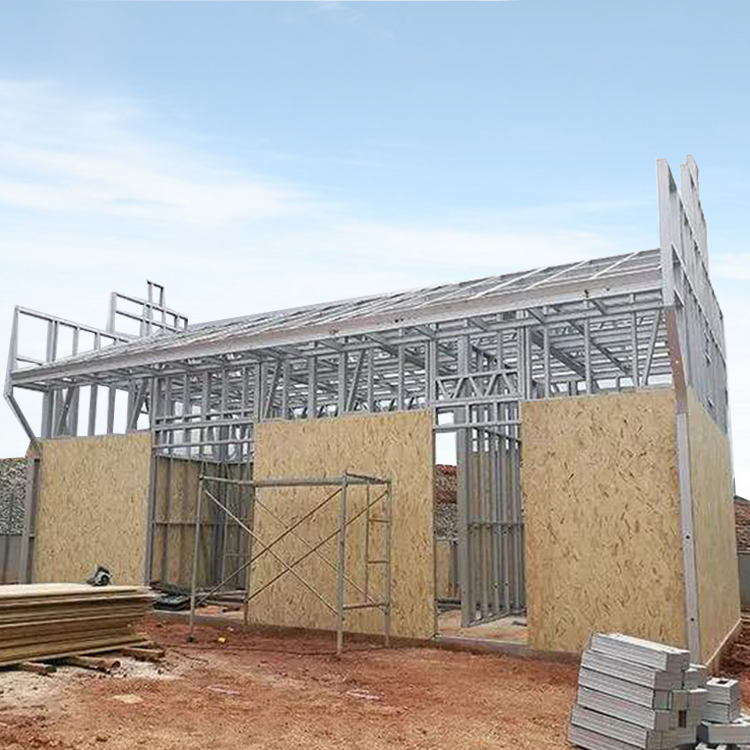 象州轻钢别墅建造抗震防风绿筑装配轻钢房生产厂家