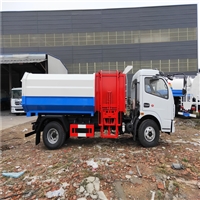 国六5吨侧装垃圾车 5吨侧装挂桶垃圾车