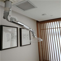 深圳万向抽气罩 中医艾灸排烟万向排烟罩 KP16象鼻式万向吸气臂