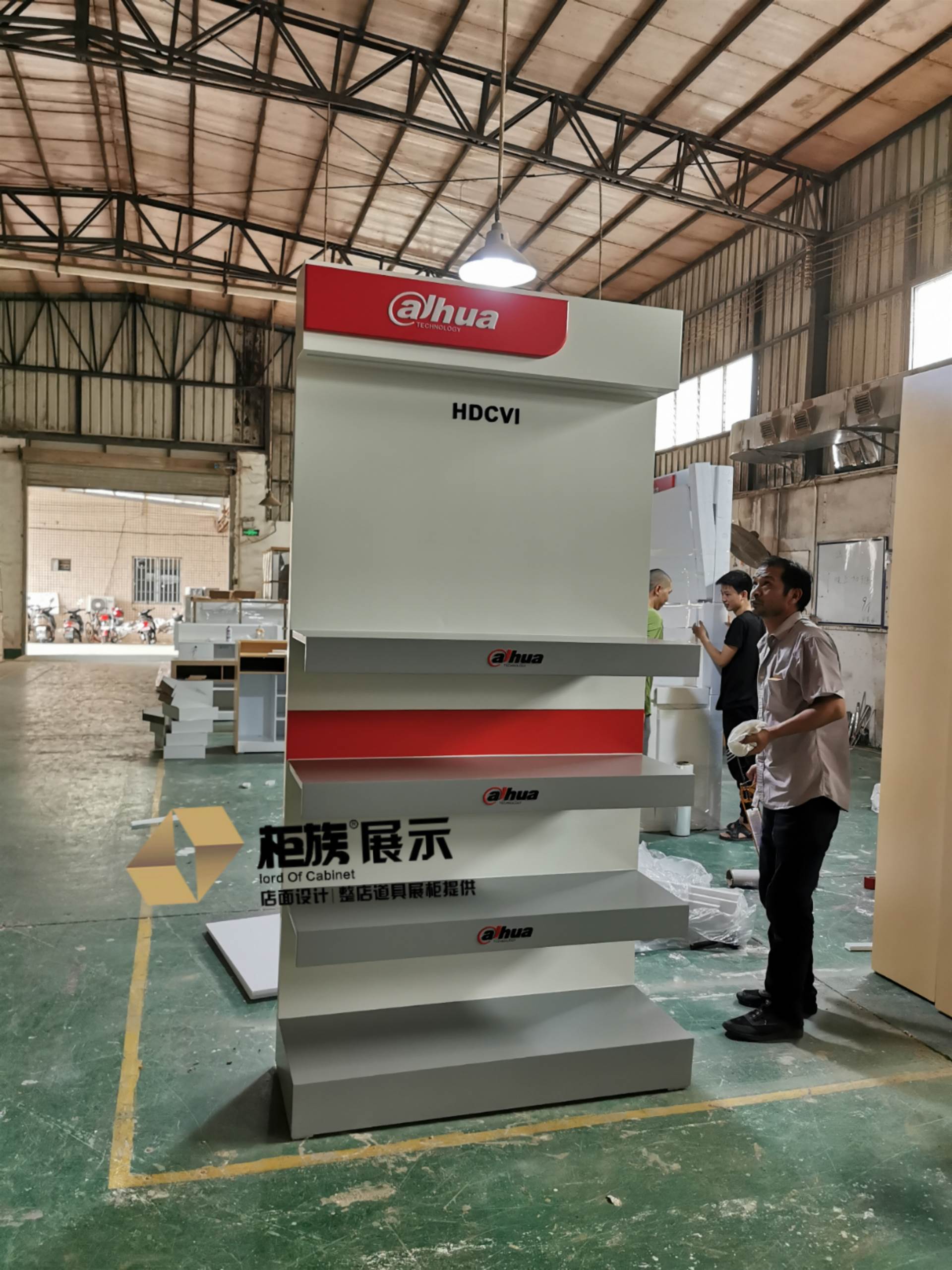 大华监控体验店产品展示背柜批发