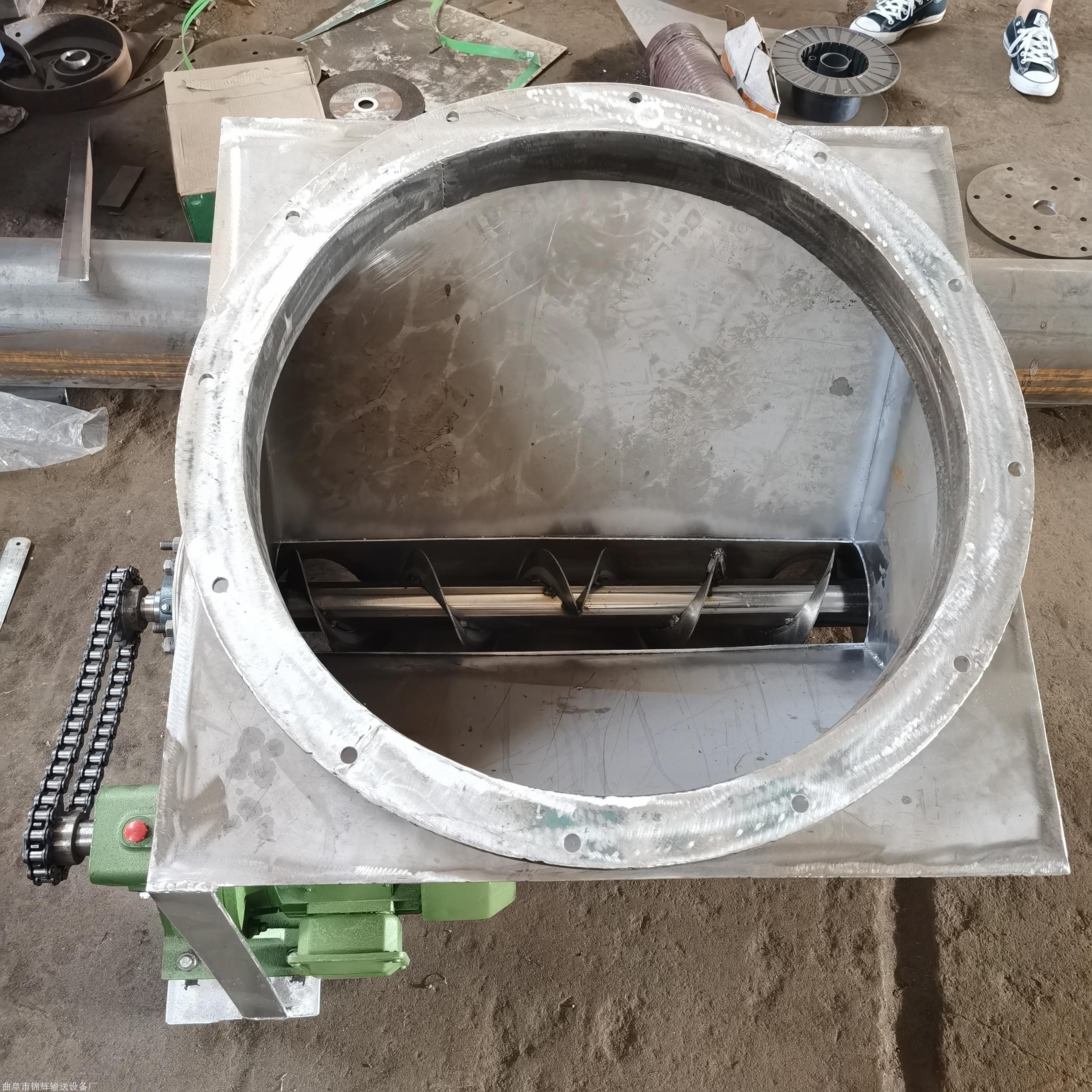 双出料口粉料螺旋喂料机破碎料粉料螺旋加料机zcjb