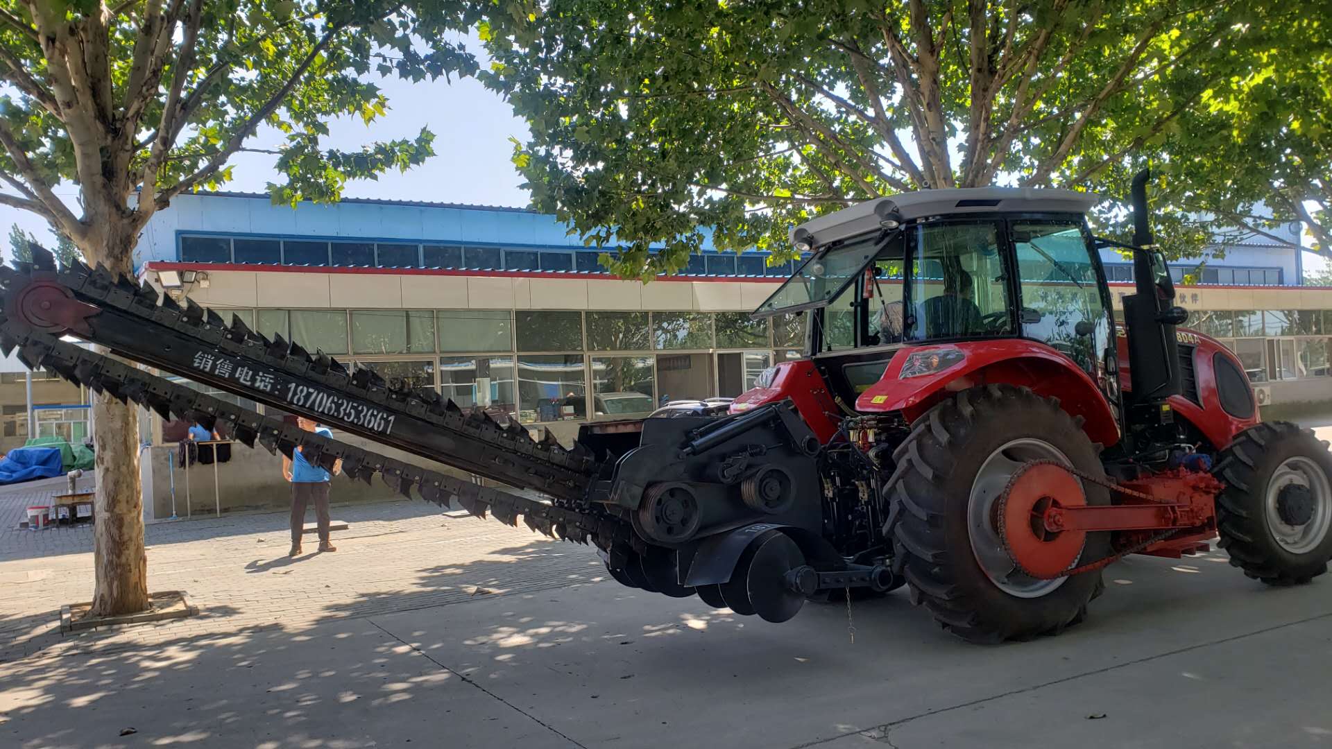 双链条开沟机  新航厂家直销开沟机 让利广大用户