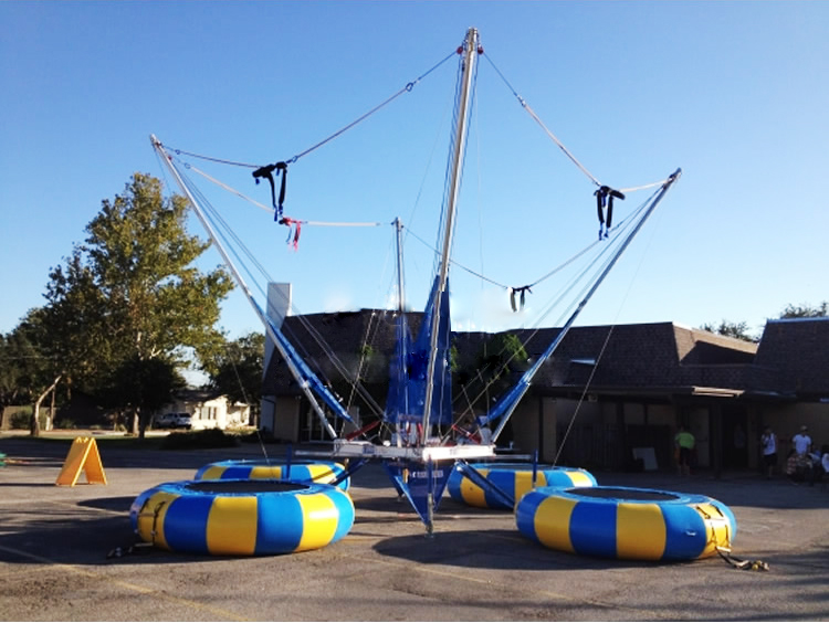 商场广场游乐设备新款发光蹦极