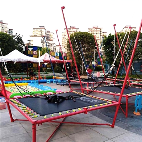 商场广场游乐设备新款发光蹦极