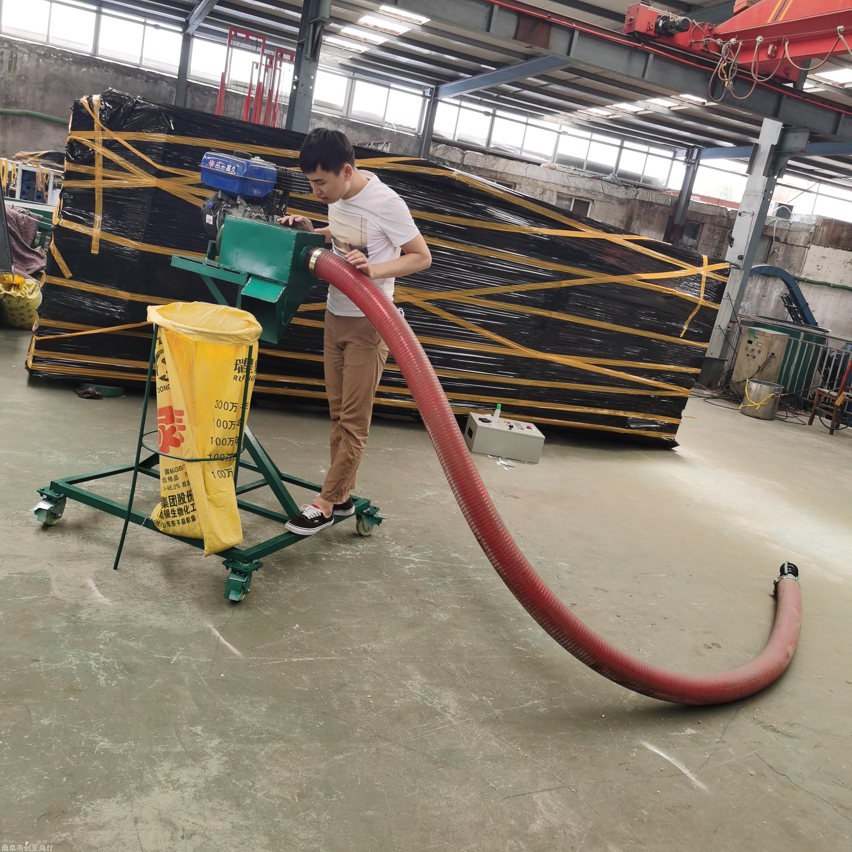 弹簧绞龙电动吸粮机 小型家用电软管提粮机 ks07