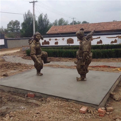 蒙古族主题雕塑，少数民族文化雕塑