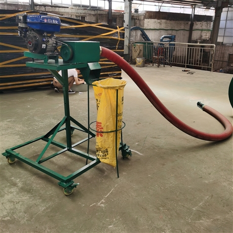 小型電動牛筋管提糧機 隨車行走顆粒上料機 KS07