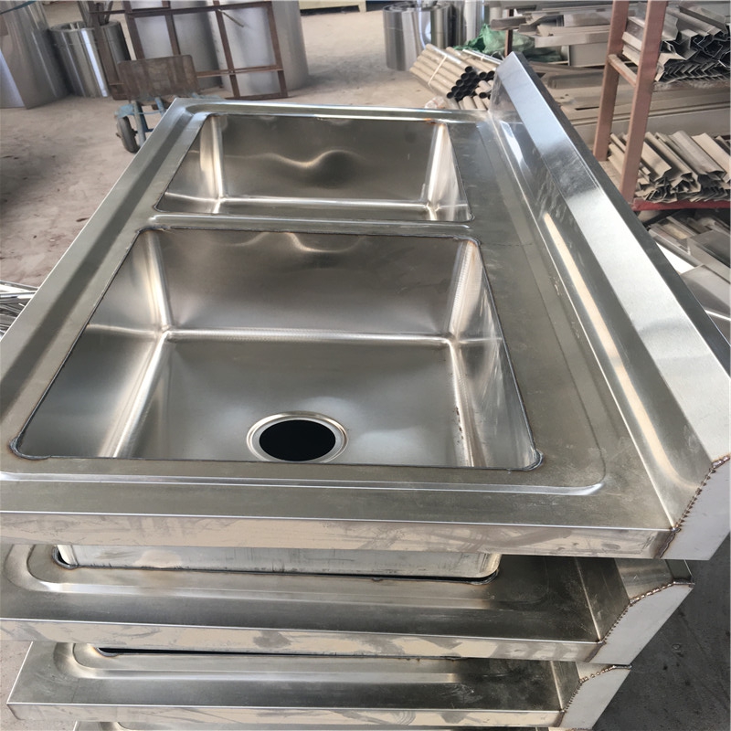 饭店商用不锈钢水池消毒解冻不锈钢水池洗菜洗碗池不锈钢单双池