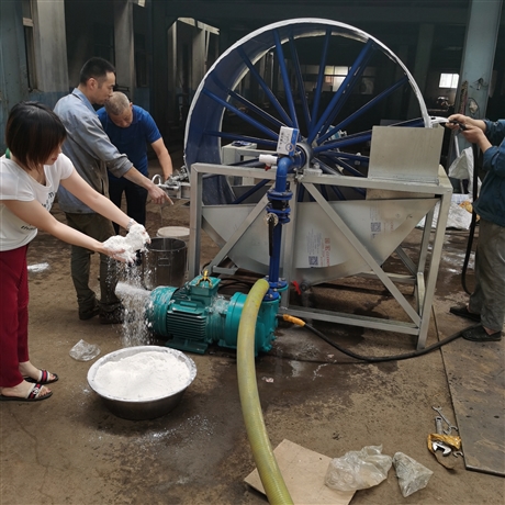 马铃薯湿淀粉脱水机wq888不锈钢干淀粉加工设备