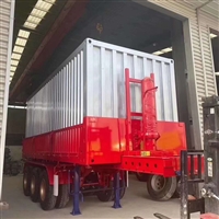 7米5标箱正翻自卸半挂车 20英尺集装箱立翻自卸车 生产厂家