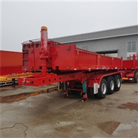  轻量化板材 60厢高后翻自卸车 9.5米砂石运输自卸半挂车  