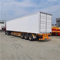 飞翼厢式半挂运输车 15.5米展翼骨架分体物流箱 百世快递