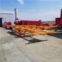 环保运输 轻型骨架半挂车价格 13米快递集装箱半挂车厂家报价