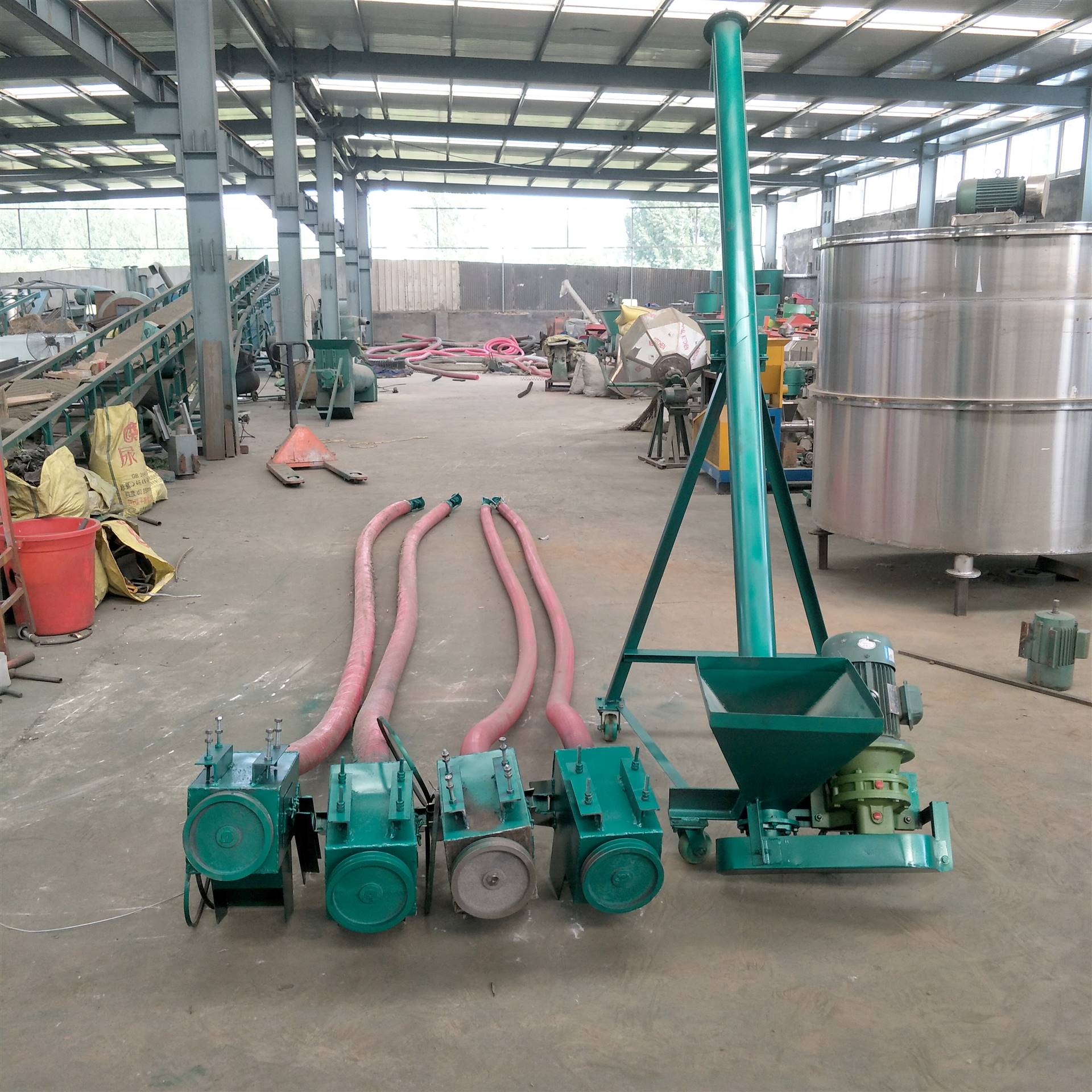 棕榈粕粉装车软管吸粮机wq888加厚耐磨车载吸粮机