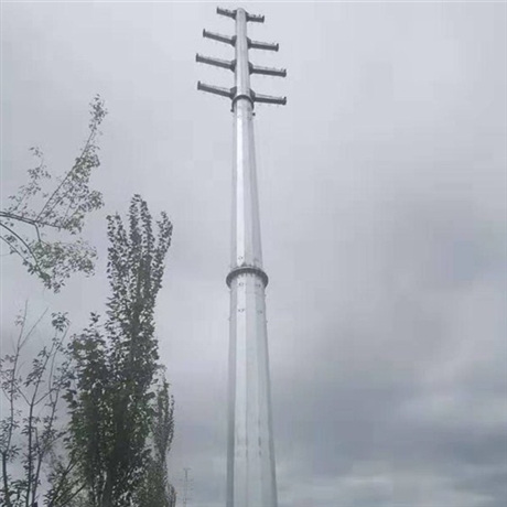 莆田直线钢杆生产厂家 电力终端杆价格 高压杆塔
