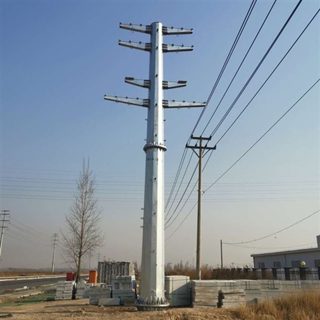 晋中35kv电线杆 优质高压塔杆厂家 钢管杆出厂价格