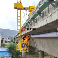 高速公路桥下安装泄水管机器-单边桥梁检测车