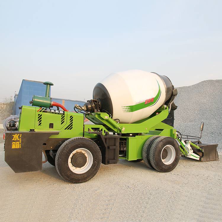 朝天锅搅拌车 自上料搅拌运输铲车 2.6方自上料搅拌车