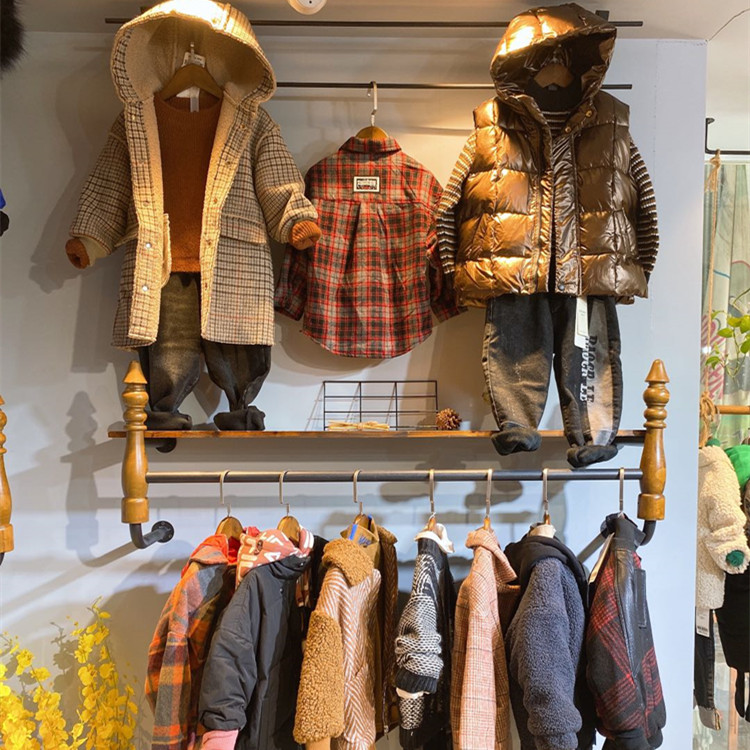 麦哈派童装90绒羽绒服 品牌童装折扣走份批发 河北童装货源