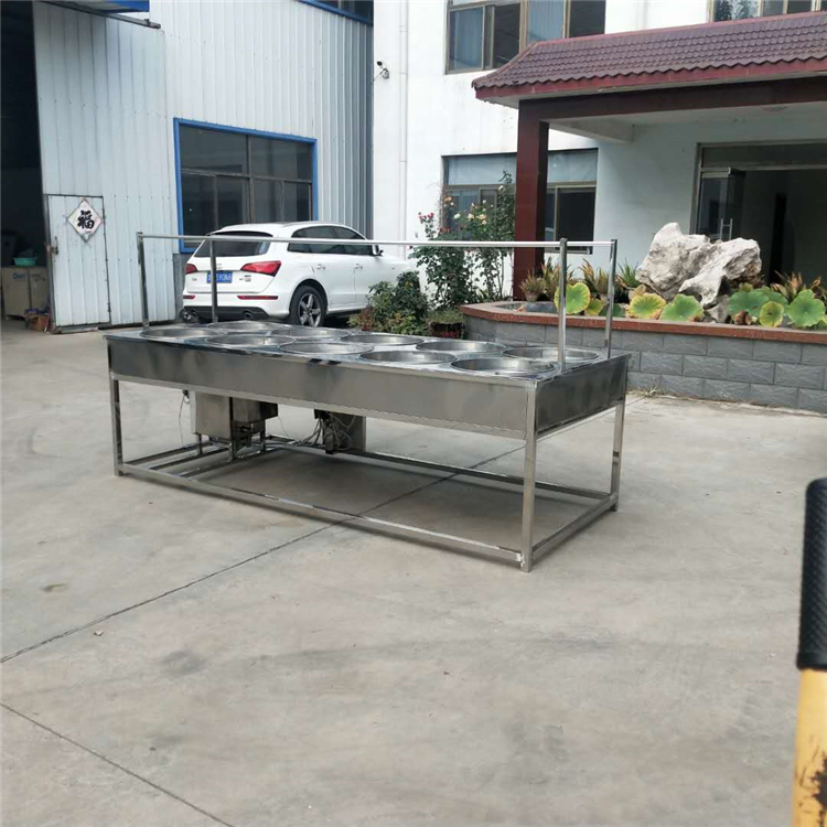 津南腐竹机半自动腐竹机手工揭皮腐竹机蒸汽加热起皮快