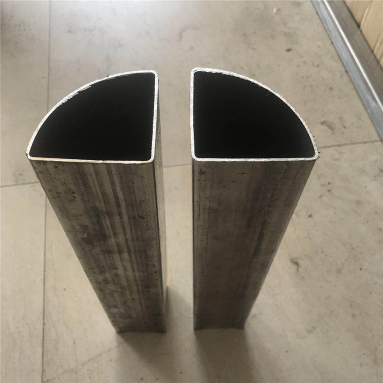 厂家直销304不锈钢扇形管33x33xr45镀锌