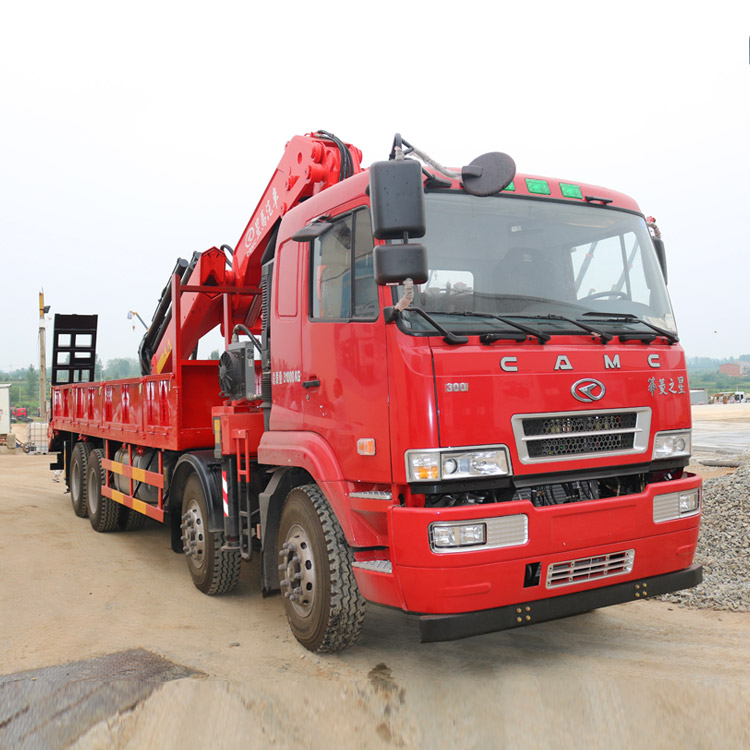 广西随车吊25吨华菱星马折臂随车吊