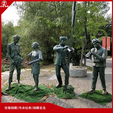 景观广场滑冰人物铜雕塑 户外运动雕塑 现代创意摆件