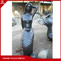 西方人物铜雕摆件 园林现代人物摆件 广场人物雕塑