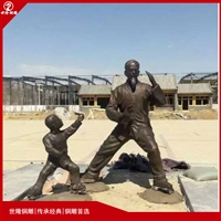 广场铜雕塑 跳舞人物铸铜塑像 户外大型铜摆件