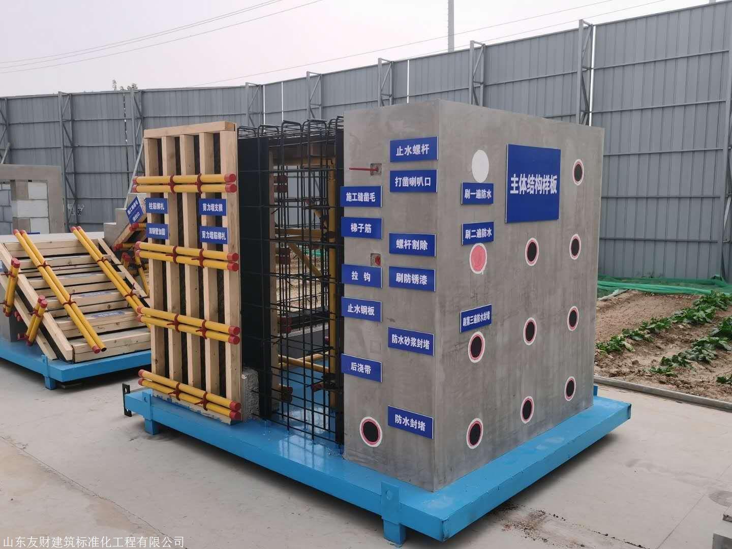 建筑工地质量样板展示区展示内容