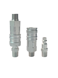 气动液压快速接头 HS-25开闭式气动快速接头(黄铜)