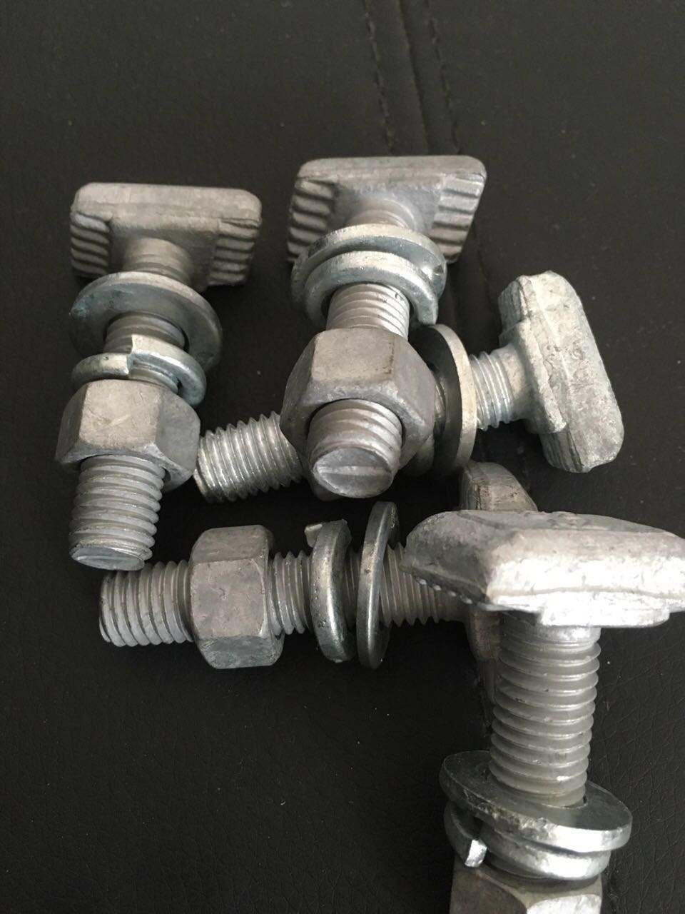 管廊管道3823预埋槽道专用t型螺栓m1250