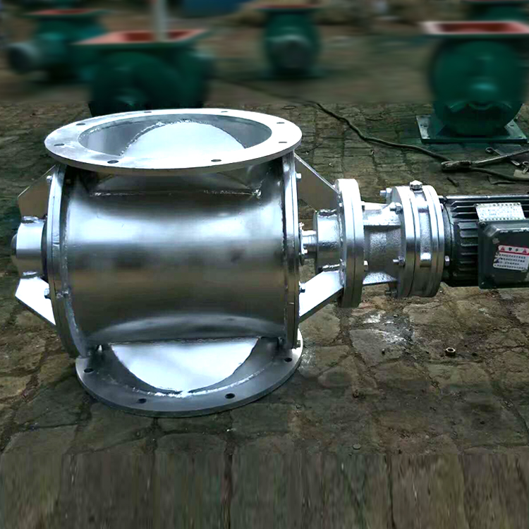 圆形方口卸料阀 粉状物料卸料阀 防爆卸料阀 -莱诺环保