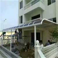 别墅铝合金窗棚 小区阳台雨棚 庭院电动车棚 门口耐力板雨搭