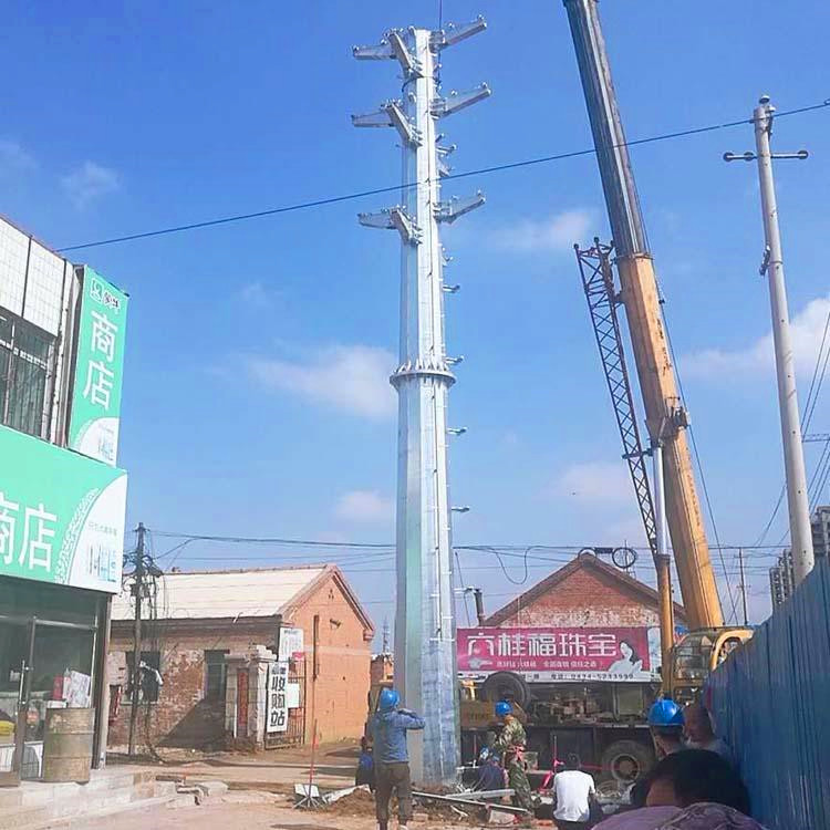 南宁钢管杆10千伏山西电力钢杆钢管塔批发