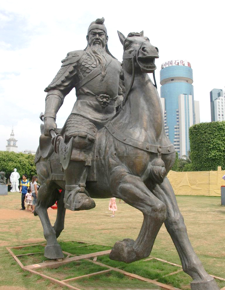 武圣人雕塑铸铜关羽雕像