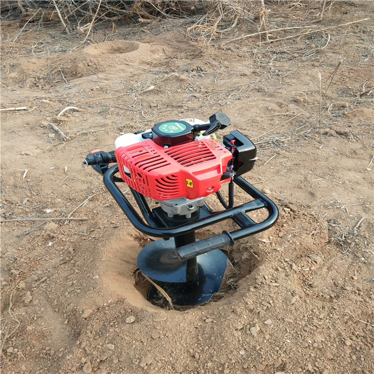 小型手扶式栽树植树机打坑迅速