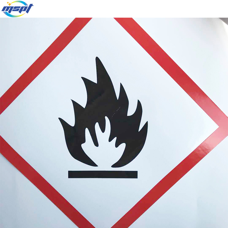 耐晒防水耐腐蚀 bs5609认证危险化学品运输标签